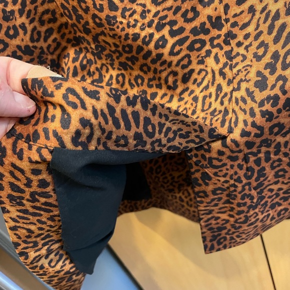 WORN ONCE! INC leopard blazer - Picture 10 of 10